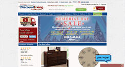Desktop Screenshot of discountlivingrooms.com